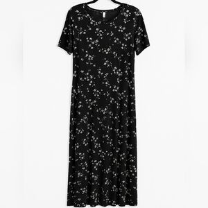 Shar Ade Floral Black Dress